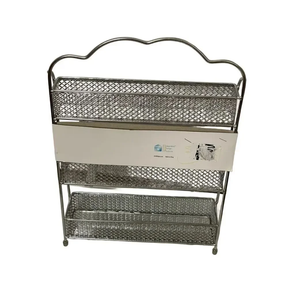 Chrome Finish Nail Polish Organizer Rack - 3 Tier (NWT)